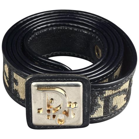 dior women's vintage monogram belts|antique christian Dior belts.